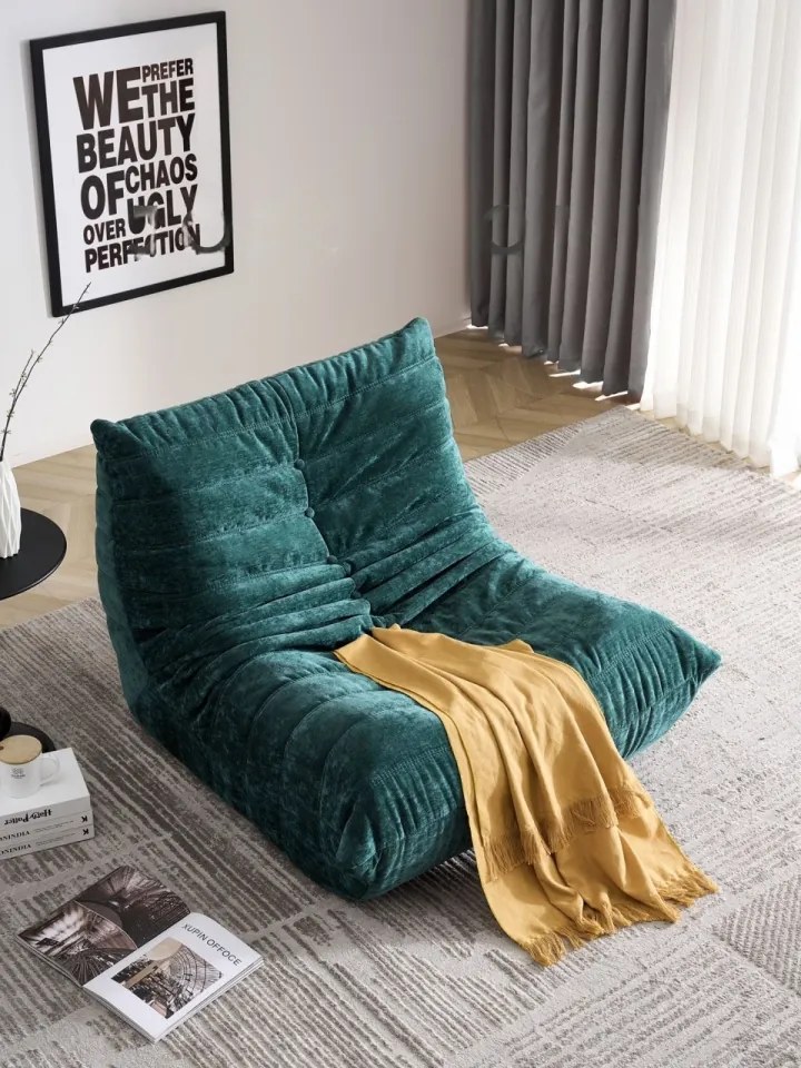 Fotoliu Lounge din Memory Foam HD 90x100x75 cm, Moises (Culoare: Caramiziu)