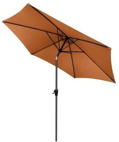 Umbrela de terasa,sistem cu manivela,unghi inclinat-300 cm