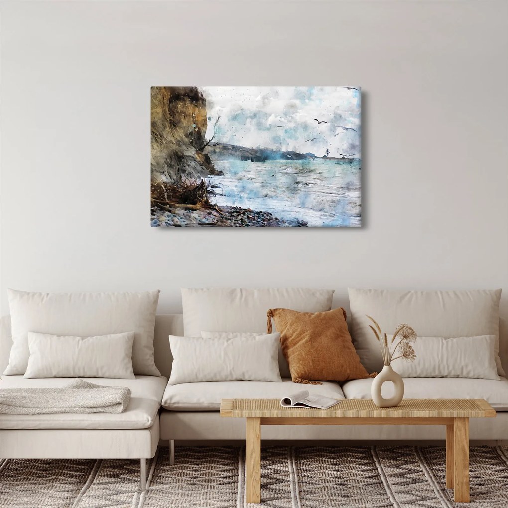 Tablou - Recif, acuarelă (90x60 cm)