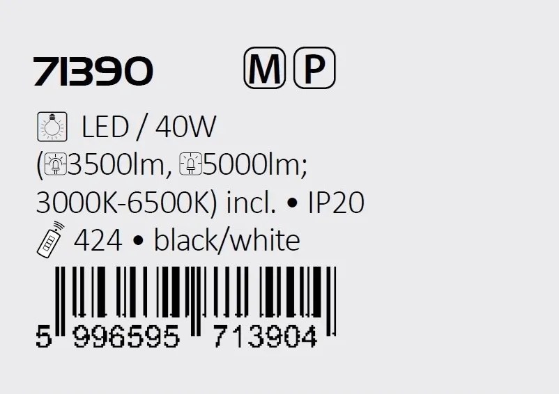 Plafoniera LED cu telecomanda Fatma