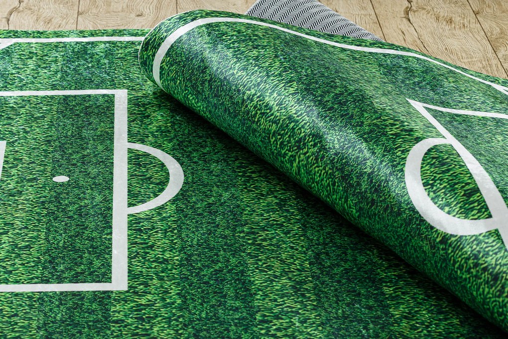 BAMBINO 51760 covor lavabil Teren, fotbal pentru copii anti-alunecare - verde