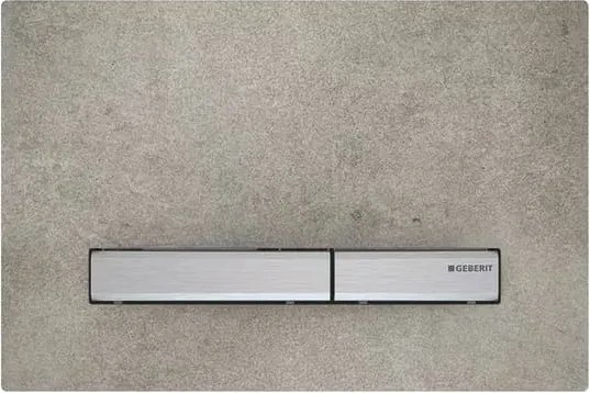 Clapeta de actionare Geberit Sigma50 aspect de beton/ clape crom