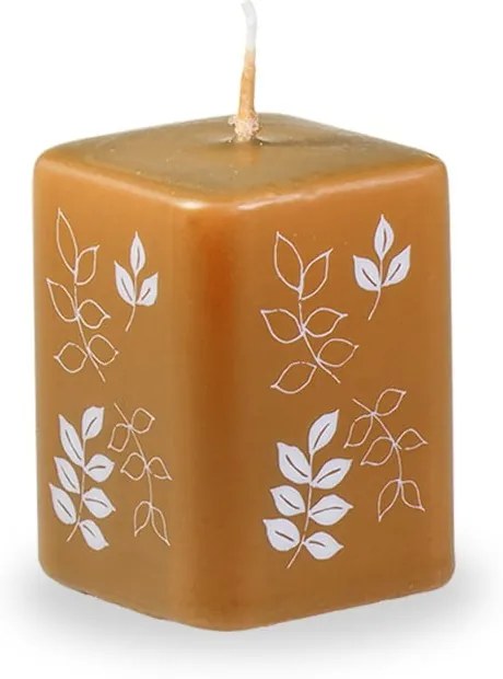 Lumânare Unipar Pure Beauty, durată ardere 12 h, portocaliu