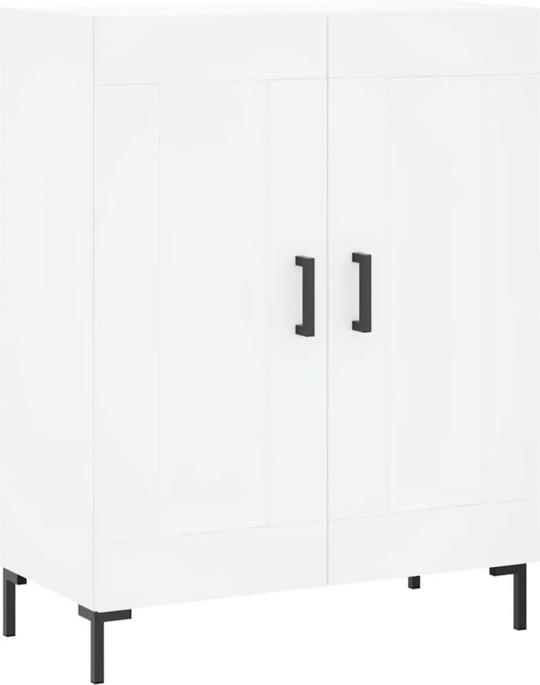 vidaXL Servantă, alb, 69,5x34x90 cm, lemn compozit