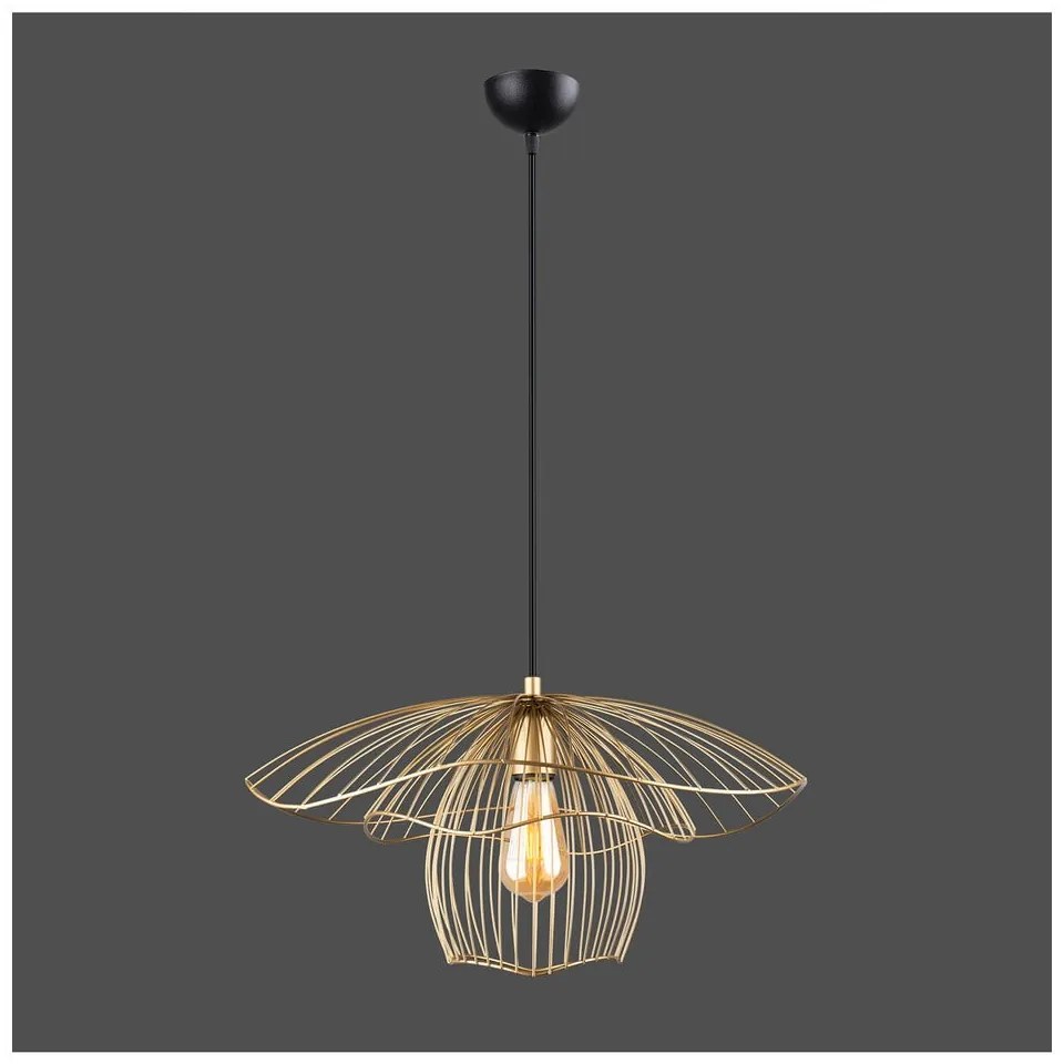 Lustră Squid Lighting Root, înălțime 123 cm, auriu