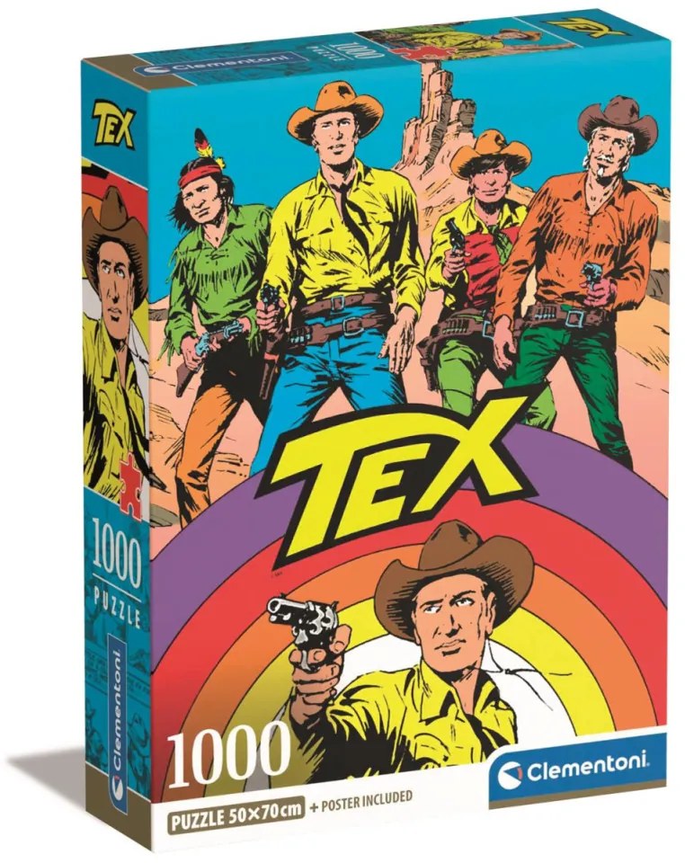 Anime Rainbow Puzzle Clementoni Tex Willer 1000 de piese Compact