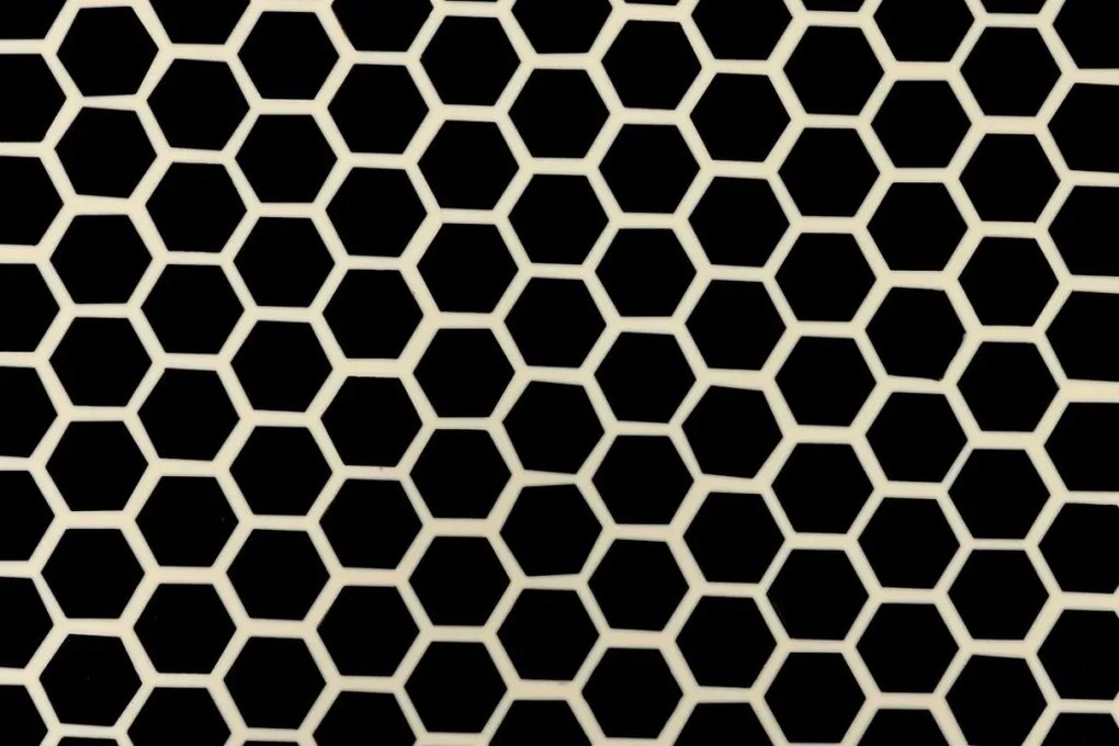 Masuta de cafea rotunda, Mozaic incrustat, Alb-Negru, HARMONY NATURE 60cm