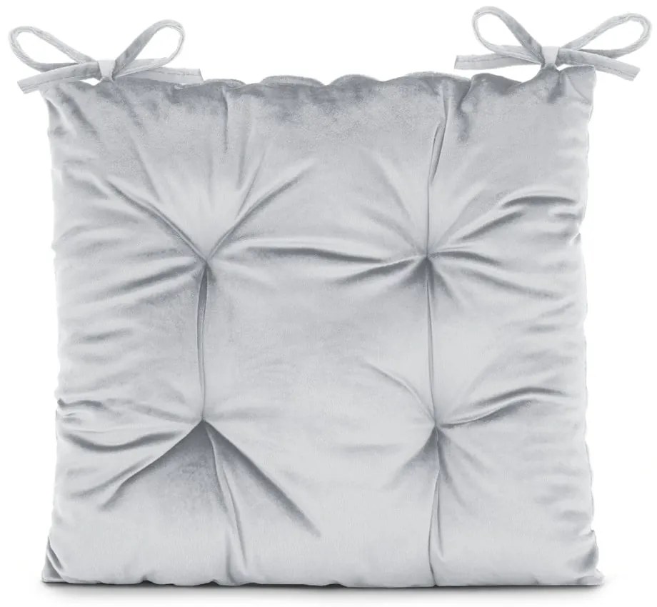 Pernă de scaun din catifea 40x40 cm Aleksa – Restilo