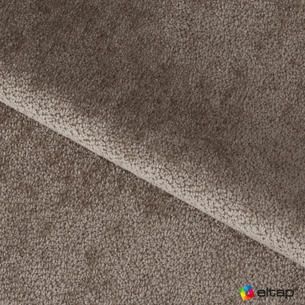 Pat matrimonial maro deschis tapițat cu spațiu de depozitare cu somieră 140x200 cm Dizzle – ELTAP