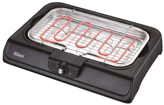 Gratar electric ZİLAN ZLN-3772,2000 W, termostat reglabil