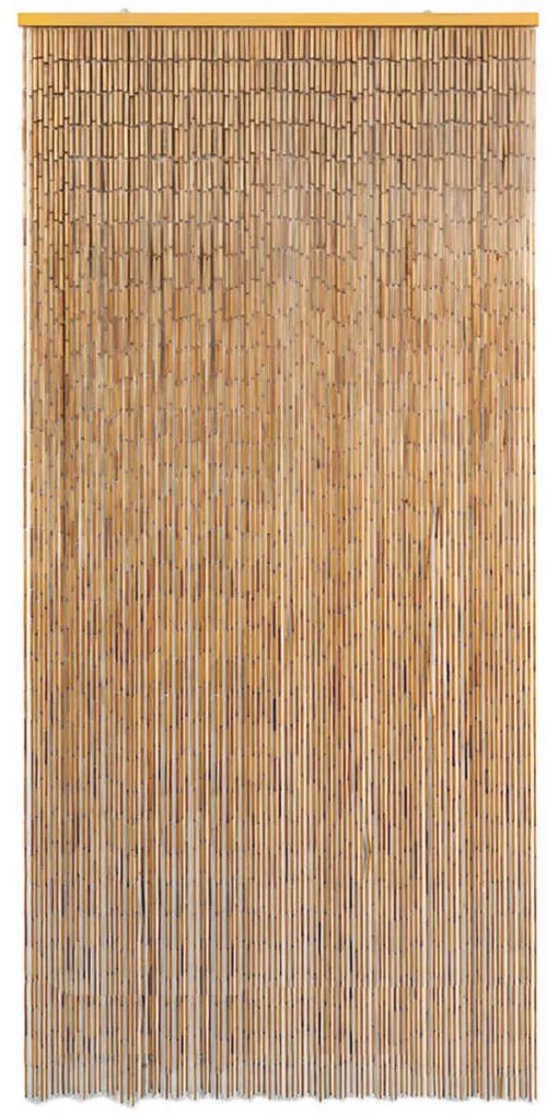 Perdea de usa pentru insecte, bambus, 100x220 cm Maro, 100 x 220 cm