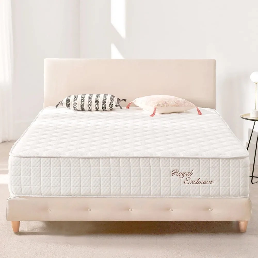 Saltea mediu-fermă/extra dură cu arcuri reversibilă 90x200 cm Royal Exclusive – Moonia
