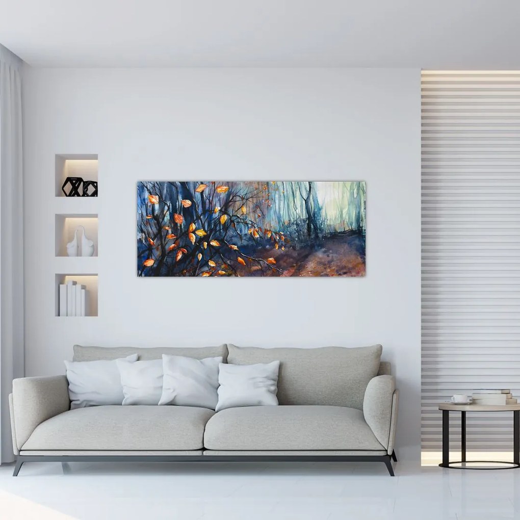 Tablou - Razele solare de toamnă (120x50 cm)