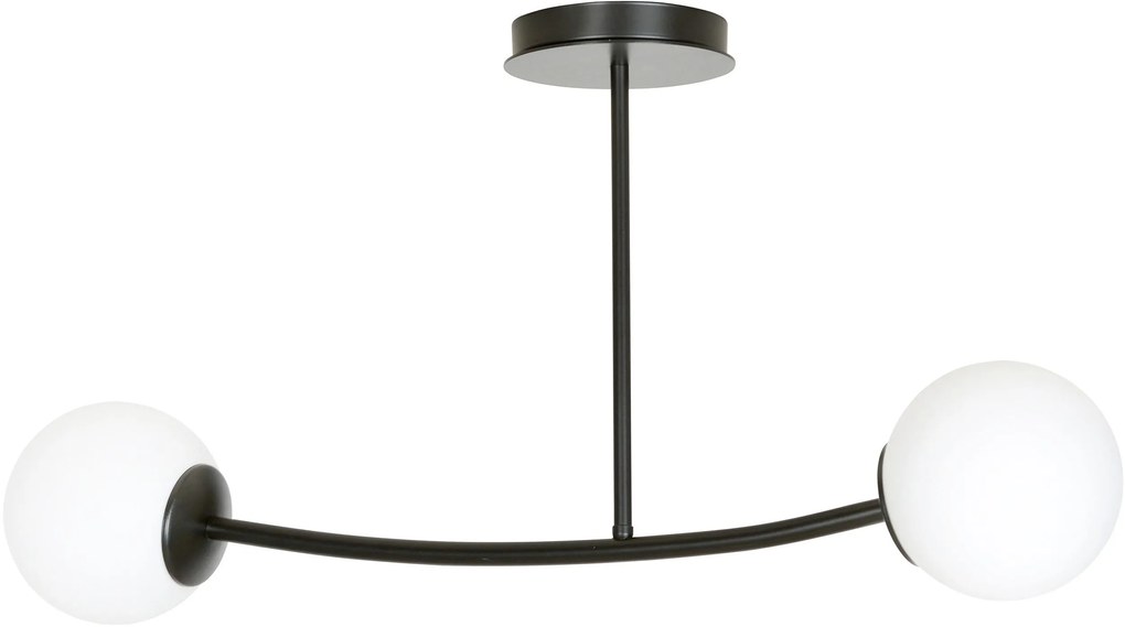 Emibig Halldor lampă de tavan 2x40 W negru 1024/2