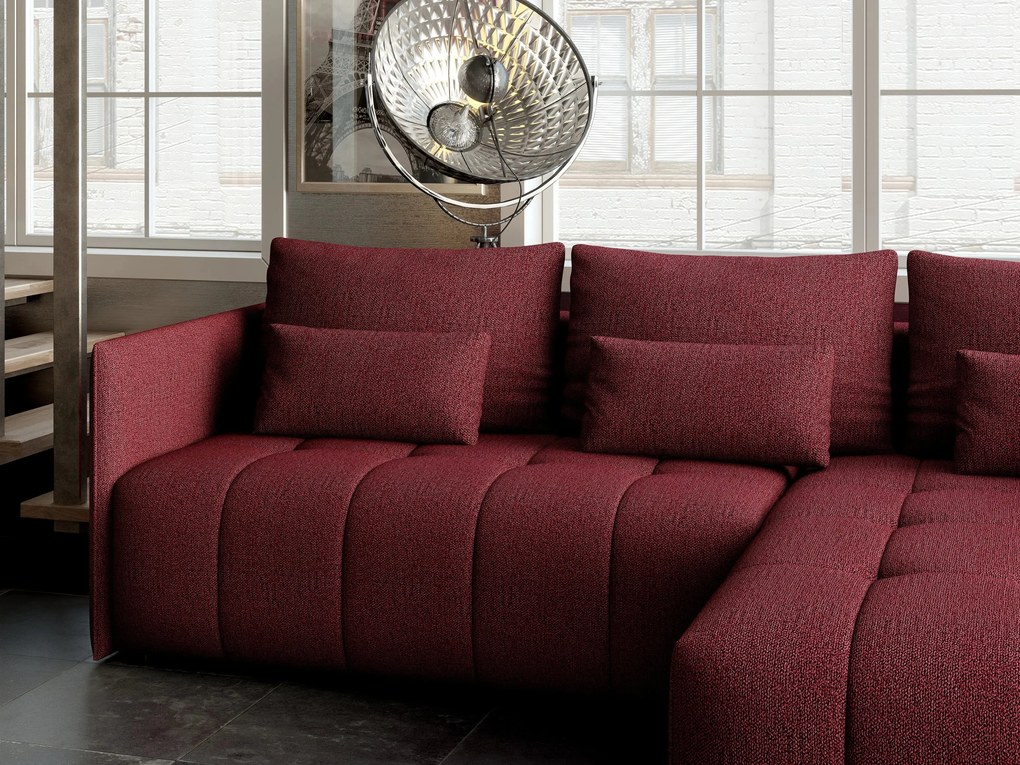 Colțar extensibil dumonde cu ladă de depozitare si sezut confortabil din spuma high-density, Malta Enjoy Winery II 235x185 cm