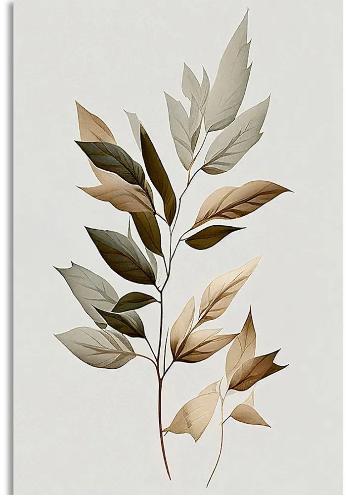 Tablou frunze minimaliste de lux