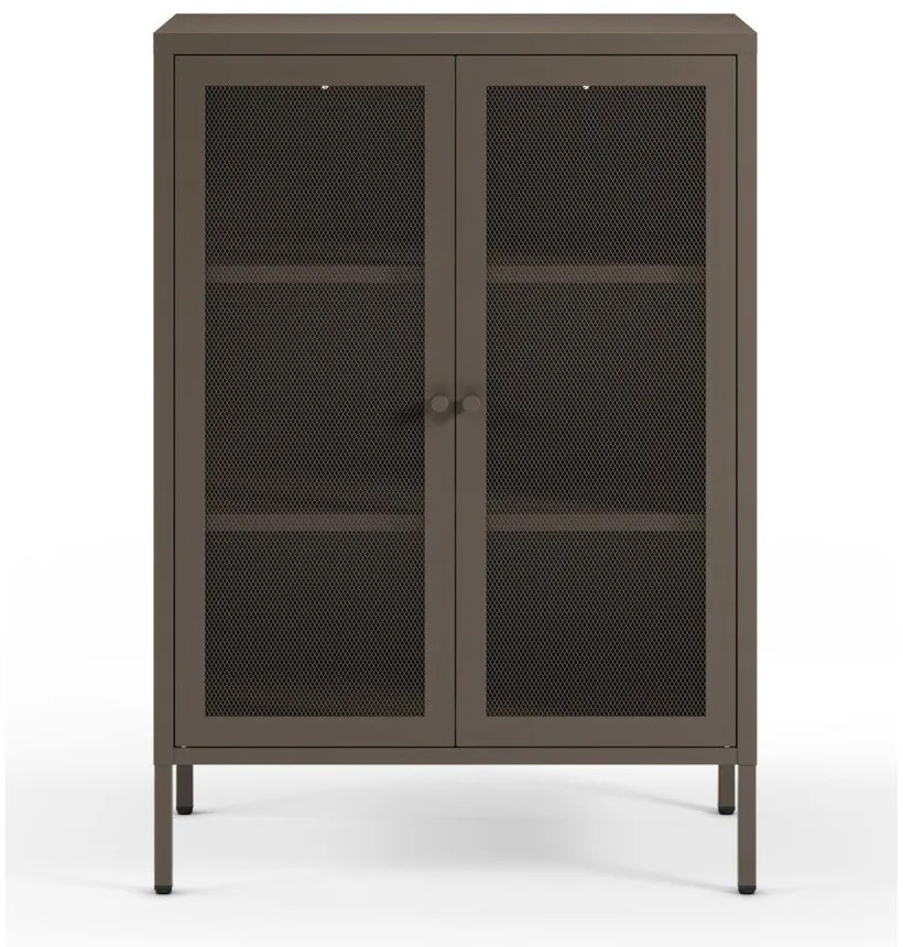 Dulap gri din metal 70x100x40 cm Fayna – Marckeric