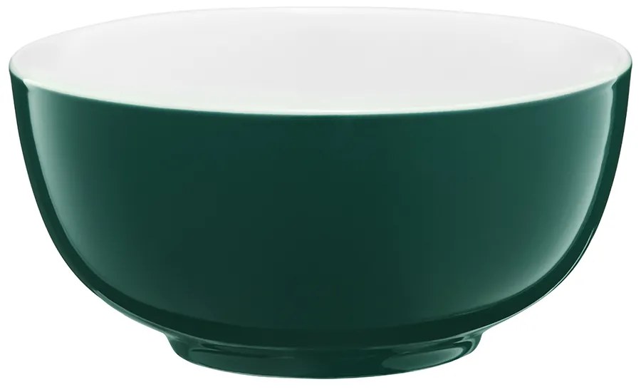 Bol portelan salata, verde, 13 cm, aura g