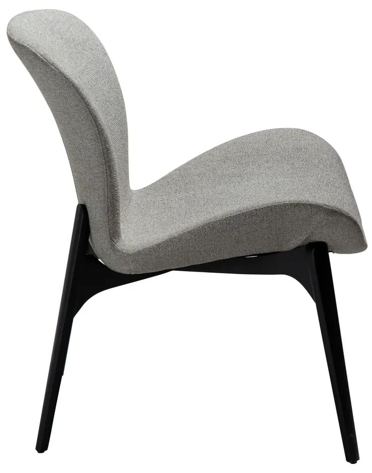 Fotoliu gri cu tapițerie din țesătură bouclé Paragon – DAN-FORM Denmark