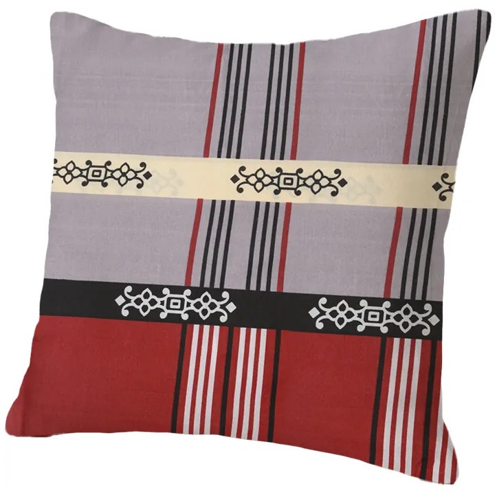 Set 2 bucati huse decorative pentru perna DANIELA 45x45 cm, vinova
