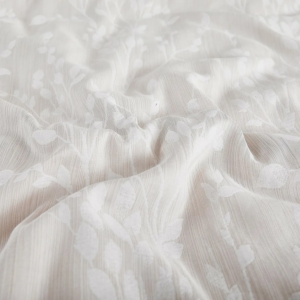 Lenjerie de pat din jacard Boston bej, 140 x 200cm, 70 x 90 cm