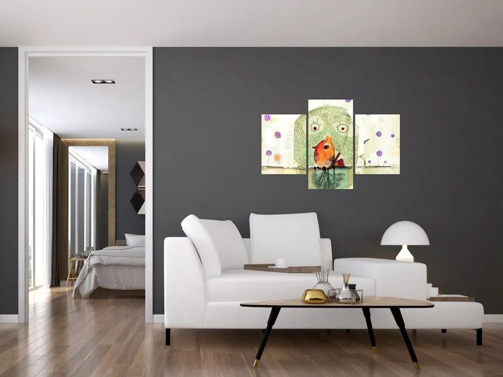 Tablou - Sufletul unei păsări (90x60 cm)