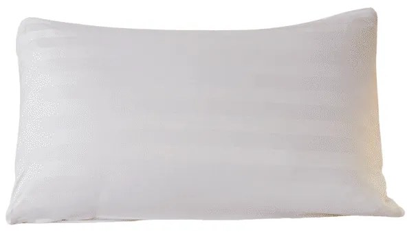 Husa pentru perna JASMINE 50x70 cm alba, buzunar hotelier