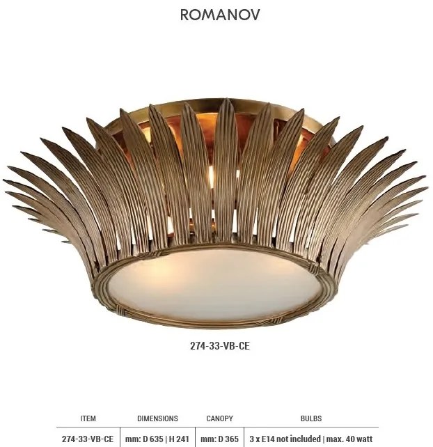 Plafoniera LUX design neoclasic ROMANOV