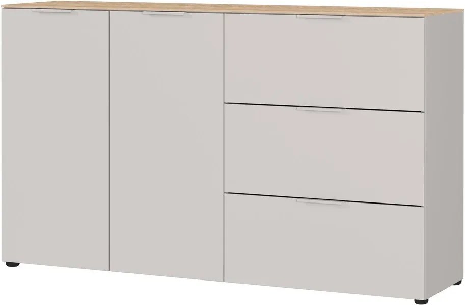 Comodă crem cu aspect mat 151x98x40 cm Savoca – Germania