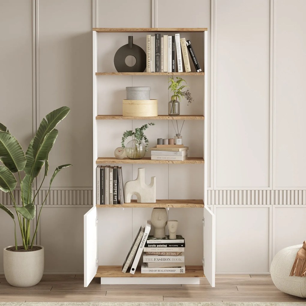 Mobilier living Freddie 19 (Pin atlantic + Alb). 1073056
