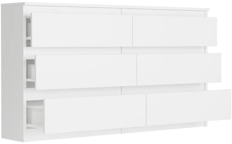 Comoda modernă R-140 - diferite variante de culori artisan mix alb