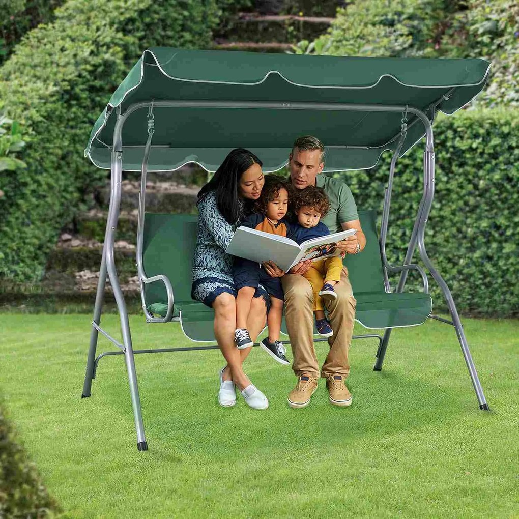 Juskys Leagăn de grădină Cecina - verde
