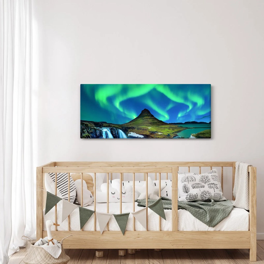 Tablou - Kirkjufell, Islanda (120x50 cm)