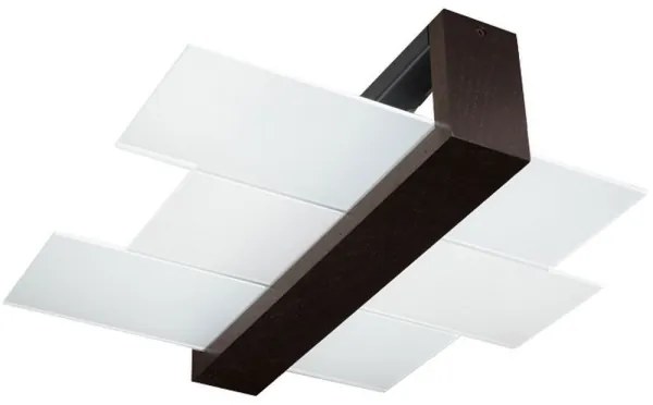 Plafonieră LED HERA Brilagi, 2 x E27, 7,5 W, 230 V, wenge