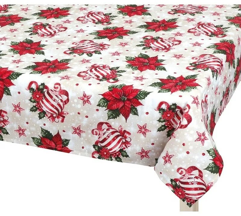 Bellatex Față de masă Decorațiuni de CrăciunCesmína, 100 x 100 cm, 100 x 100 cm