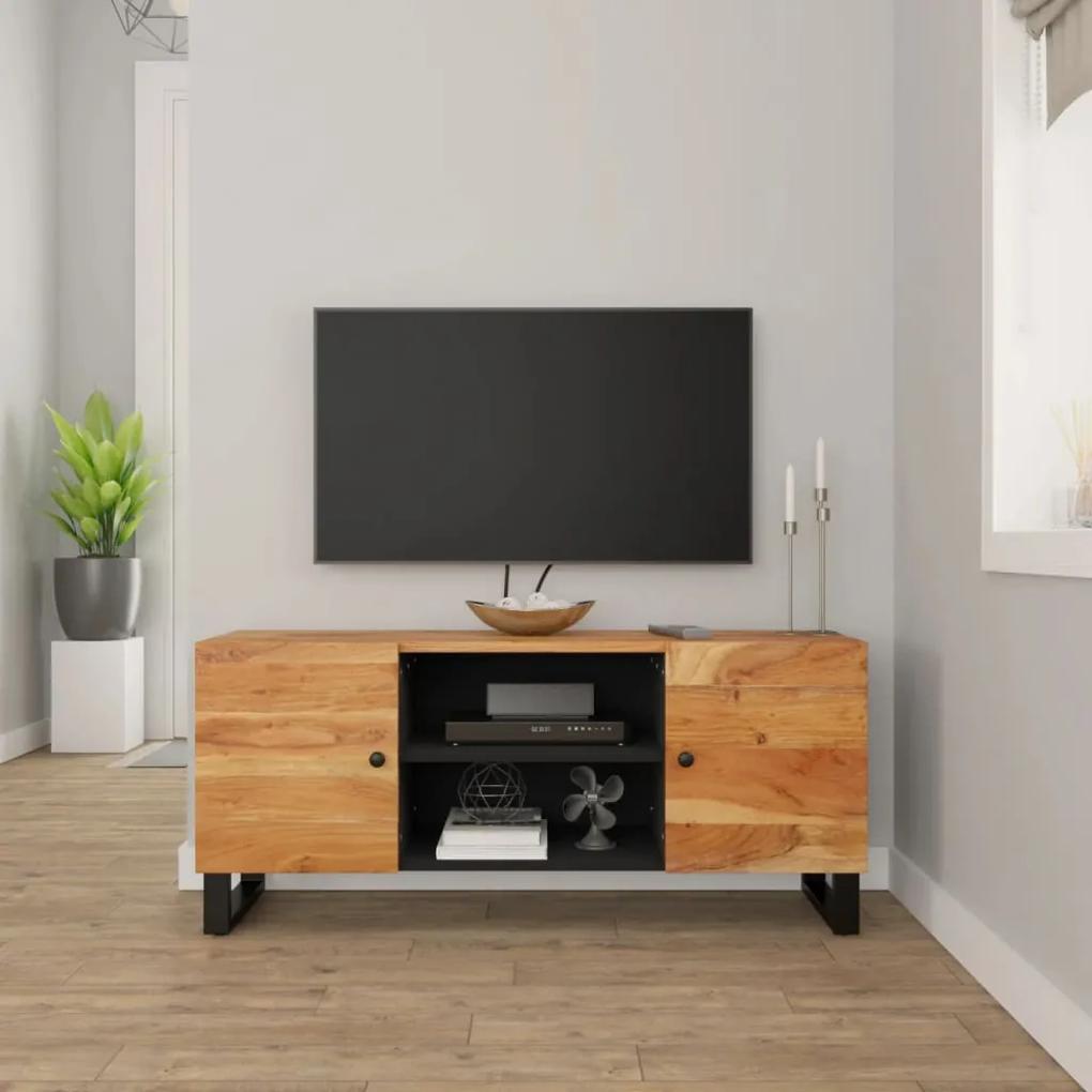 345221 vidaXL Comodă TV, 105x33x46 cm, lemn masiv de acacia