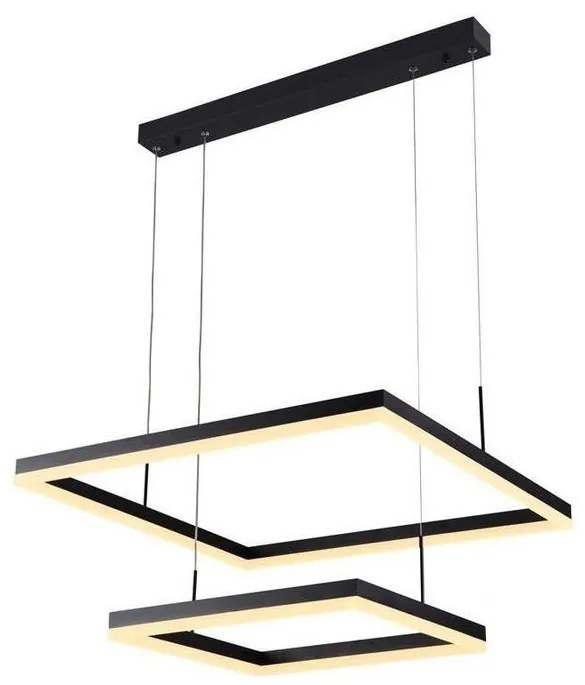 Lustră LED dimabilă pe cablu LED/90W/230V 3000-6500K + telecomandă