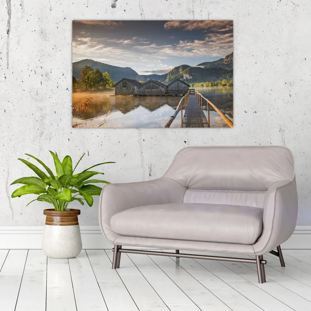 Tablou cu lac (90x60 cm)
