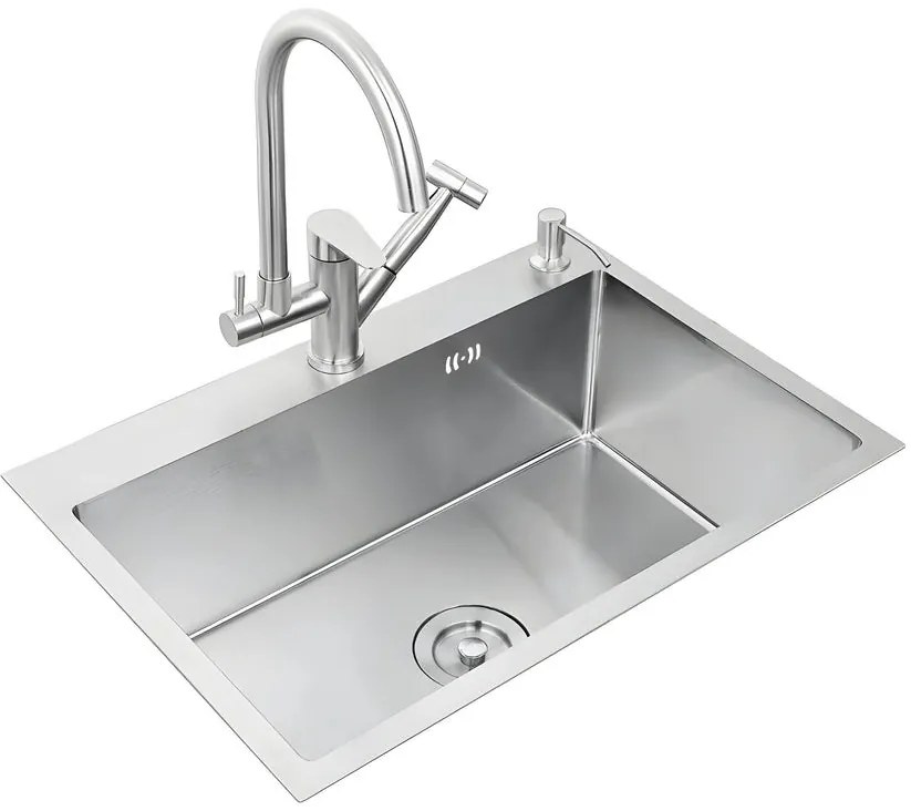 Chiuveta Bucatarie Profesionala , Inox,HS INOX SATIN, 68X45 CM