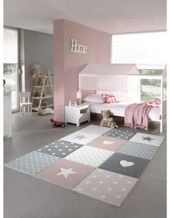 Covor Merinos, Pastel Kids 20339 255-Pink 200 x 290 cm