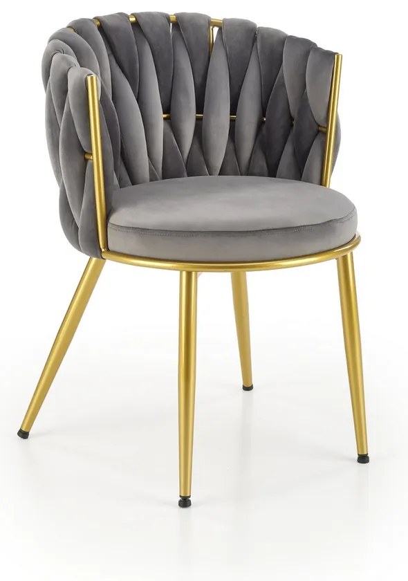Scaun de bucaterie Naomi, gri