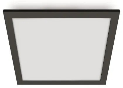 WiZ - Plafonieră LED SUPERSLIM dimabilă 12W 230V negru Wi-Fi