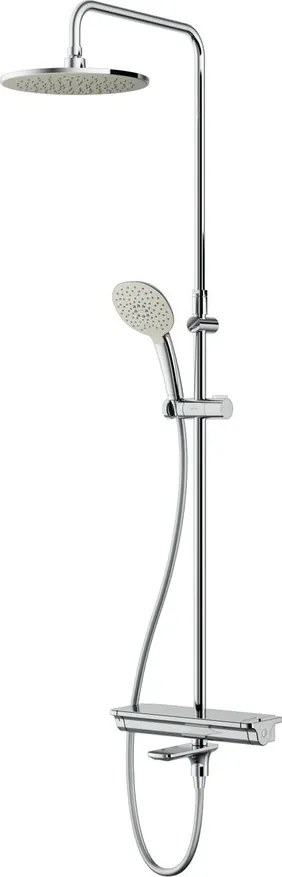 Coloana de dus cu baterie termostatata AM.PM Spirit 2.0 finisaj crom lucios