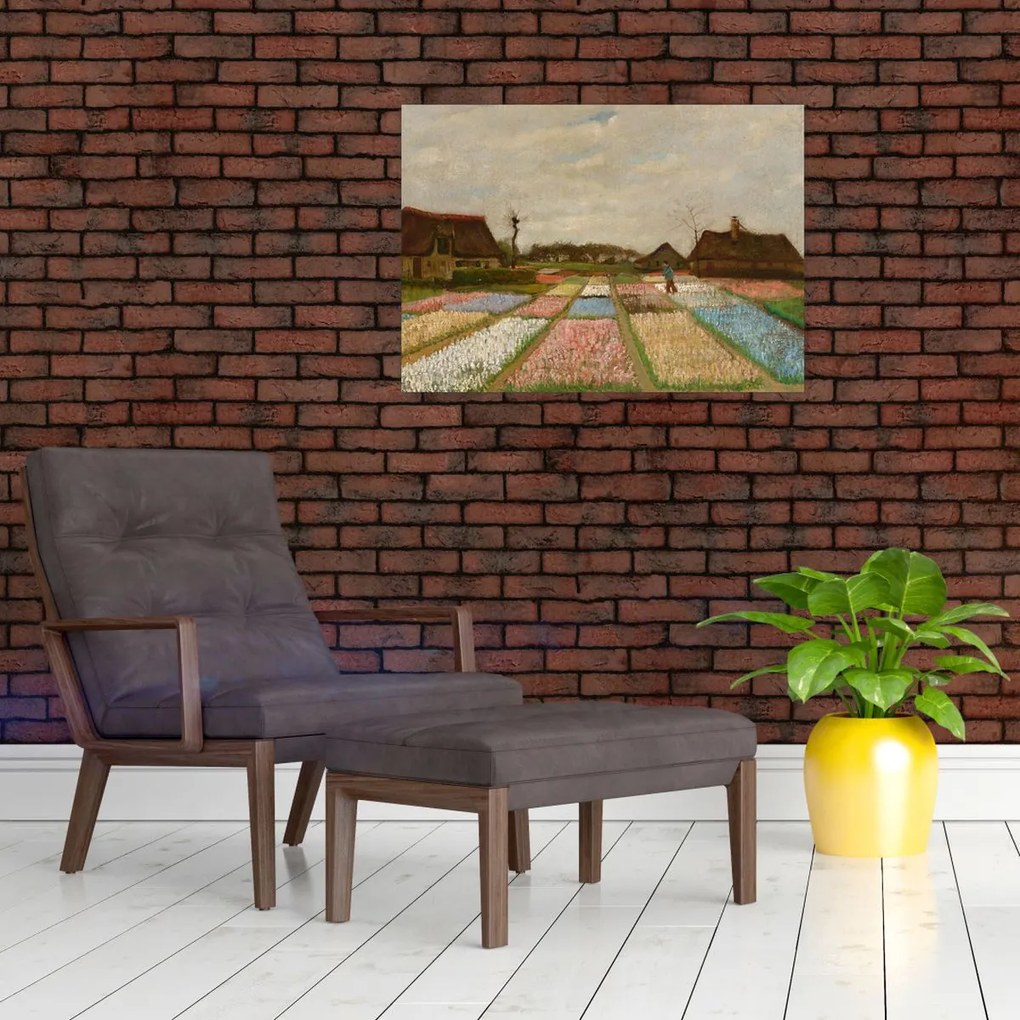 Tablou - Vincent van Gogh, Flower Beds in Holland, reproducere (70x50 cm)