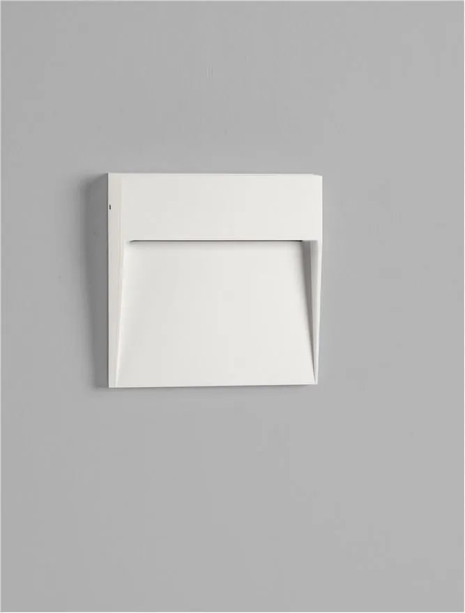 Aplica alba LED pentru exterior protectie IP54 FEM