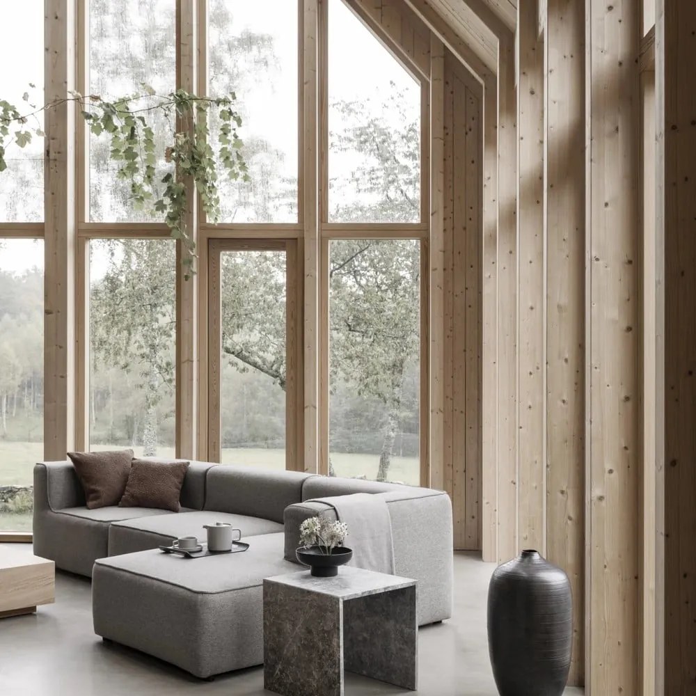 Măsuțe auxiliare 2 buc. din marmură 45x45 cm VARU – Blomus