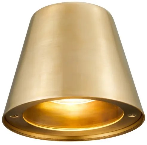 Nordlux - Aplică de exterior ALERIA 1xGU10/35W/230V IP44 alamă