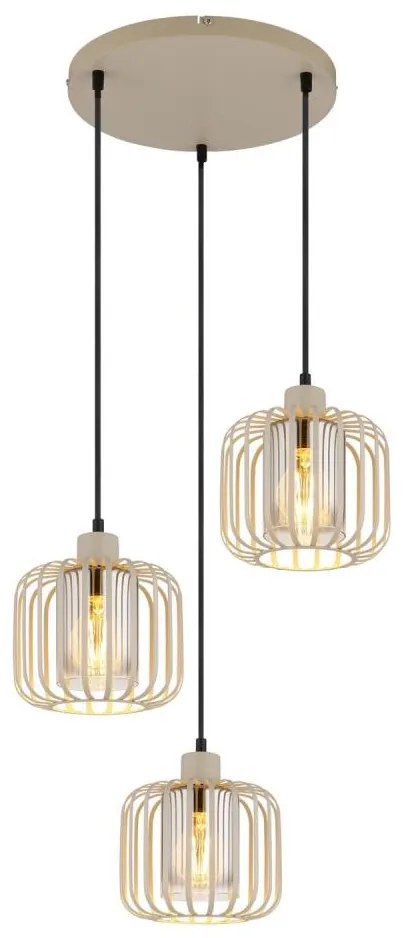 Globo 15758-3H - Pendul suspendat pe cablu ALFRED 3xE27/40W/230V