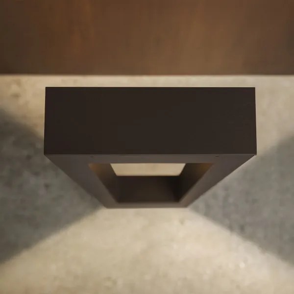 Lampă de exterior Ideal Lux VEGA 1xG9/15W/230V 80 cm IP44 maro