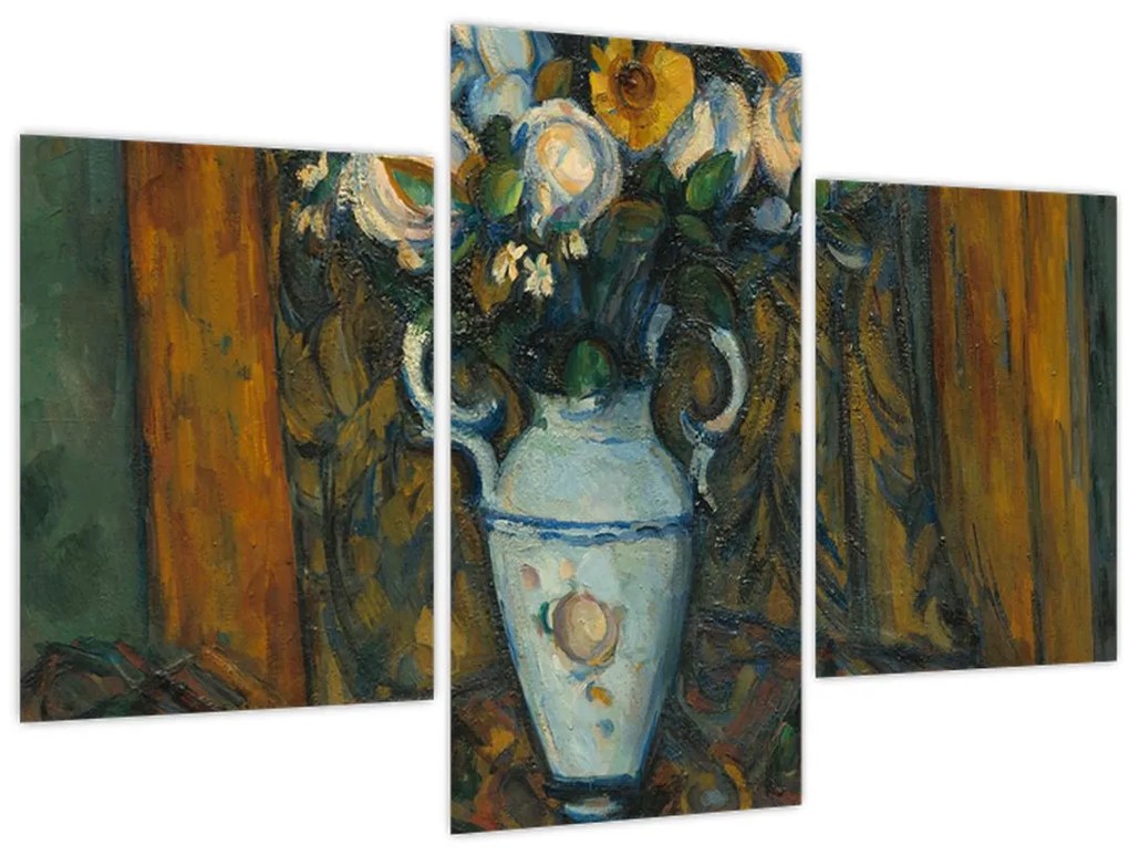 Tablou - Paul Cézanne, Vase of Flowers, reproducere (90x60 cm)